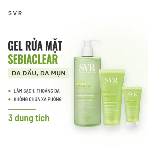 Gel Rửa Mặt SVR Cho Da Dầu Sebiaclear Gel Moussant (Nhập Khẩu)