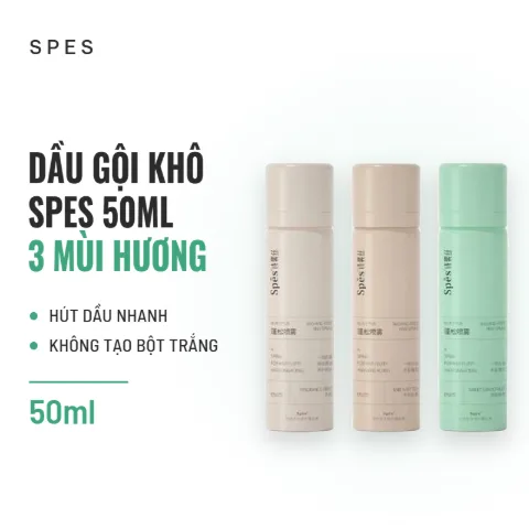 Dầu Gội Khô Spes For Hair Fluffy And Long Acting 50ml