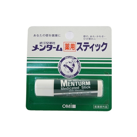 Son Dưỡng Môi Chống Nắng Chống Thâm Nhật Omi Menturm 4g