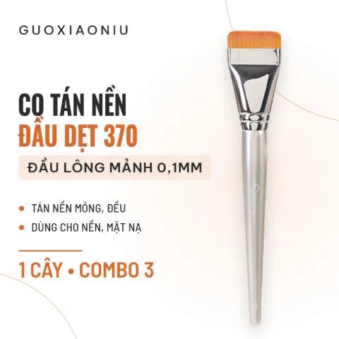 Cọ Tán Nền Đầu Dẹt Guoxiaoniu 370 Foundation Brush