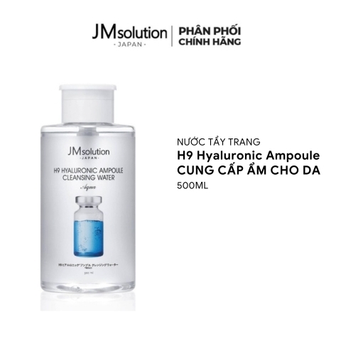 Nước Tẩy Trang JMsolution H9 Hyaluronic Ampoule Cleansing Water