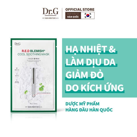 Mặt Nạ Giấy Làm Dịu Da Dr.G R.E.D Blemish Cool Soothing Mask 30g
