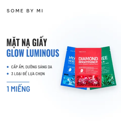 Mặt Nạ Giấy Some By Mi Glow Luminous Ampoule