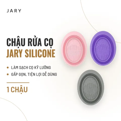 Chậu Làm Sạch Cọ Trang Điểm Jary Silicone Makeup Brush Cleansing