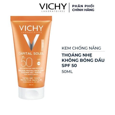 Kem Chống Nắng Vichy Capital Soleil Emulsion SPF50 50ml (Nhập Khẩu)