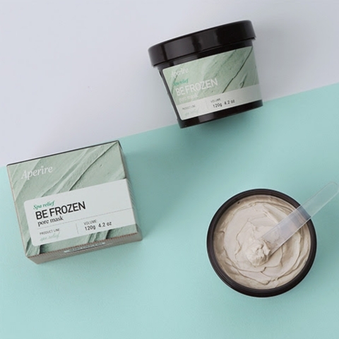 Mặt Nạ Đất Sét Thu Nhỏ Lỗ Chân Lông Và Điều Tiết Dầu Thừa Aperire Spa Relief Be Frozen Pore Mask 120g