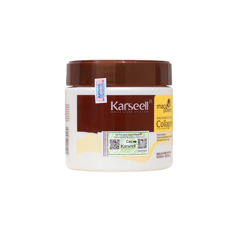 Kem Hấp Ủ Tóc Collagen Karseell Maca Care System 500ml (Dạng Hủ)