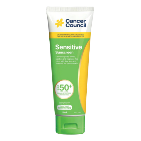 Kem Chống Nắng Dành Cho Da Nhạy Cảm Cancer Council Sensitive SPF50+ 110ml