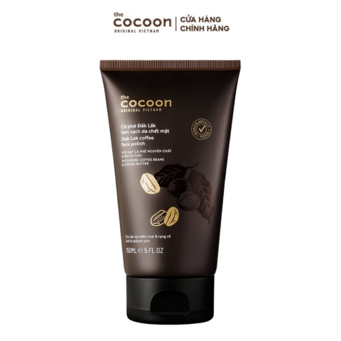 Tẩy Tế Bào Chết Mặt Cà Phê Đắk Lắk Cocoon Face Polish 150ml (Mẫu Mới)