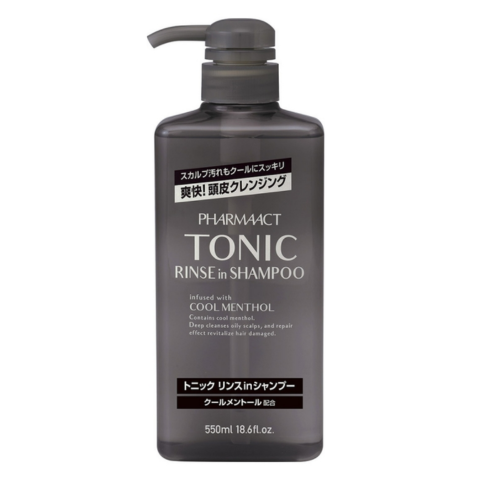 Dầu Gội Nam Pharmaact Tonic Bạc Hà Rinse In Shampoo 550ml