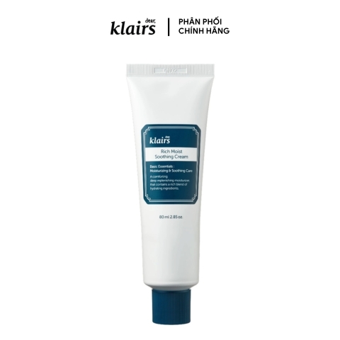 Kem Dưỡng Ẩm Klairs Dành Cho Da Khô, Mất Nước Rich Moist Soothing Cream
