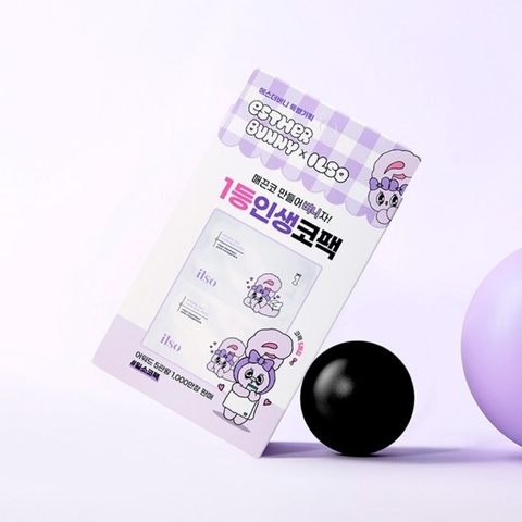 Măt Nạ Ủ Mụn Và Đẩy Mụn Đầu Đen Ilso x Esther Bunny Natural Mild Clear Nose Pack 3g (1 Miếng)