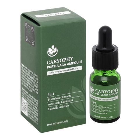 Tinh Chất Trị Mụn Caryophy Giảm Mụn Mờ Thâm Se Lỗ Chân Lông Portulaca Ampoule 30ml