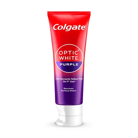 Kem Đánh Răng Công Nghệ Sắc Tím Trắng Sáng Colgate Optic White Purple 100g