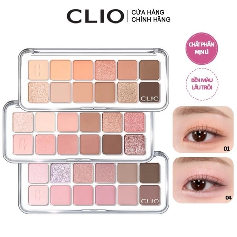 Bảng Phấn Mắt 12 Ô Clio Pro Eye Palette Air