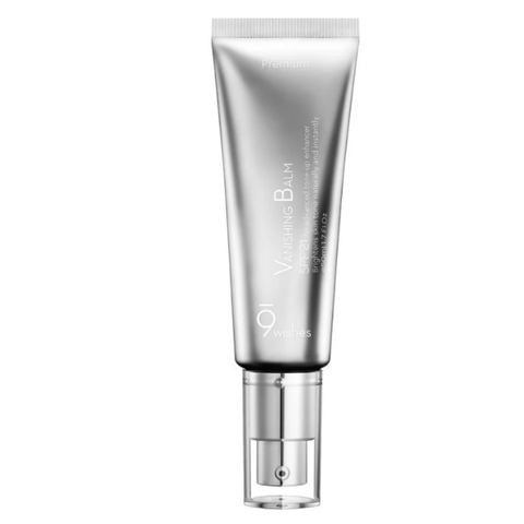 Kem Dưỡng Nâng Tone 9Wishes Vanishing Balm Premium SPF21 50ml
