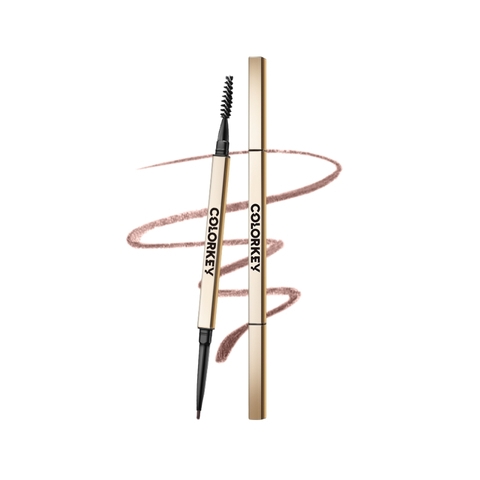 Chì Kẻ Mày Hai Đầu Colorkey The Rapid Eyebrow Pencil - 02 (Nâu)