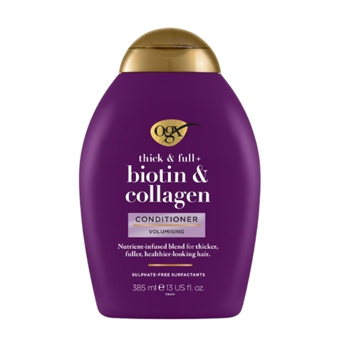 Dầu Xả Biotin & Collagen OGX Làm Dày Tóc 385ml (Nhập Khẩu) (Mẫu Mới)