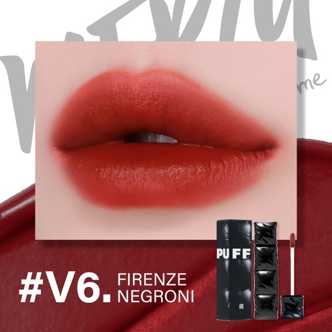 Son Kem Merzy The First Velvet Tint (Version Puffer) - V6 Firenze Negroni