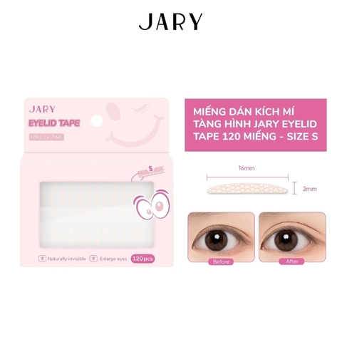 Miếng Dán Kích Mí Tàng Hình Jary Eyelid Tape 120 Miếng