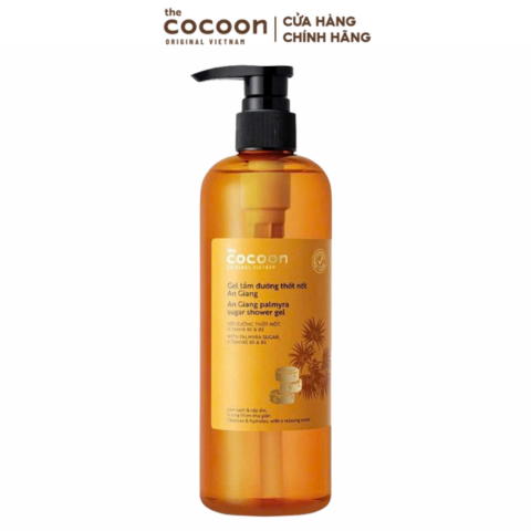 Gel Tắm Đường Thốt Nốt An Giang Cocoon Palmyra Sugar Shower Gel 500ml
