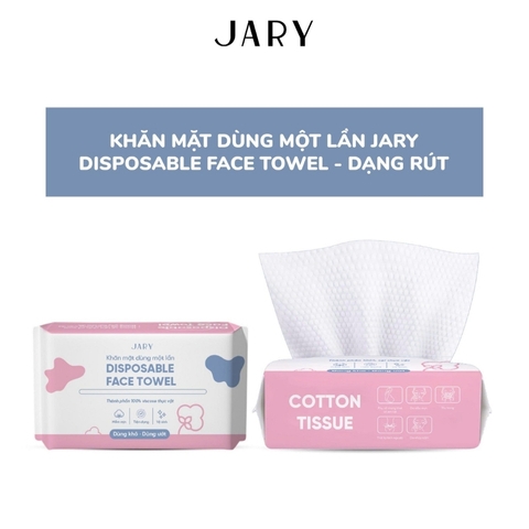 Khăn Mặt Dùng Một Lần Dạng Rút Jary Disposable Face Towel (50 Miếng)