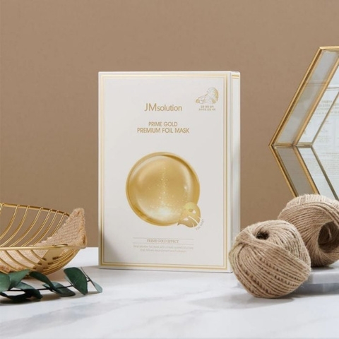 Mặt Nạ Vàng 24K Giúp Cấp Ẩm, Giảm Nếp Nhăn JMsolution Prime Gold Premium Foil Mask 35ml