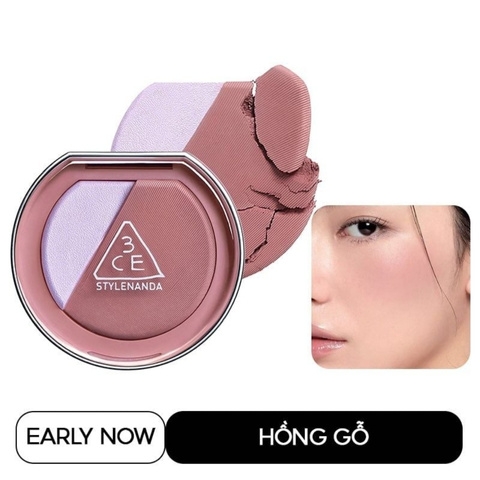 Phấn Má Hồng Bắt Sáng 3CE Early Now Blushligh 9g