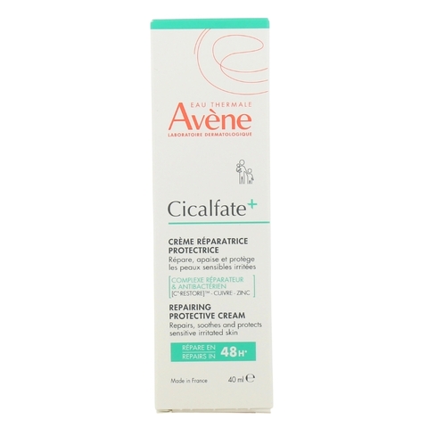 Kem Phục Hồi Da Liền Sẹo Avene Cicalfate Cream (Nhập Khẩu) (Mẫu Mới) - 40ml