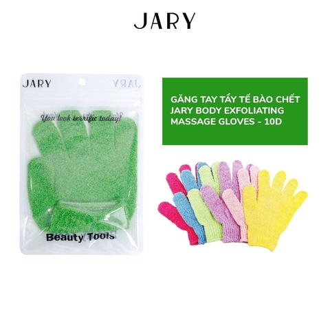 Găng Tay Tẩy Tế Bào Chết Jary 10D Body Scrubber Gloves