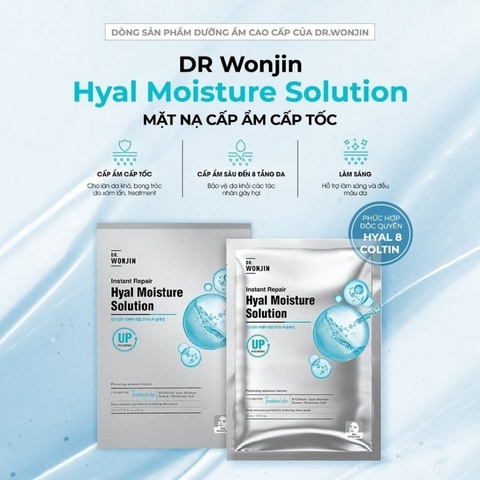 Mặt Nạ Cấp Ẩm Cấp Tốc Dr Wonjin Instant Repair Hyal Moisture Solution 30ml