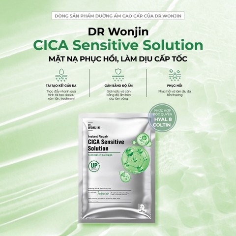 Mặt Nạ Phục Hồi Cấp Tốc Dr Wonjin Instant Repair Cica Sensitive Solution 30ml
