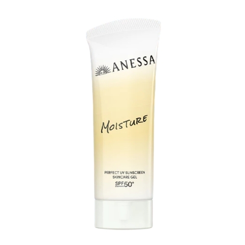 Gel Chống Nắng Anessa Moisture Perfect UV Sunscreen Skincare Gel SPF50+ 90g (Vàng) (Mẫu Mới)