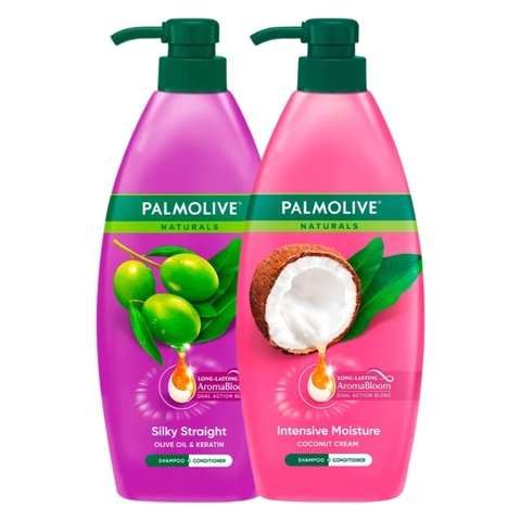 Dầu Gội Kèm Dầu Xả 2in1 Palmolive 600ml