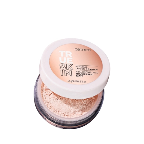 Phấn Phủ Dạng Bột Catrice True Skin Mineral Loose Powder 4,5g - 010 Transparent Malt