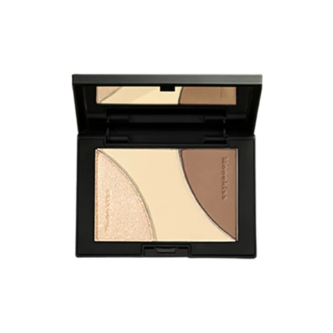 Bảng Phấn Tạo Khối 3 Màu Mooekiss Three-Color Contouring Palette 16.5g - 01