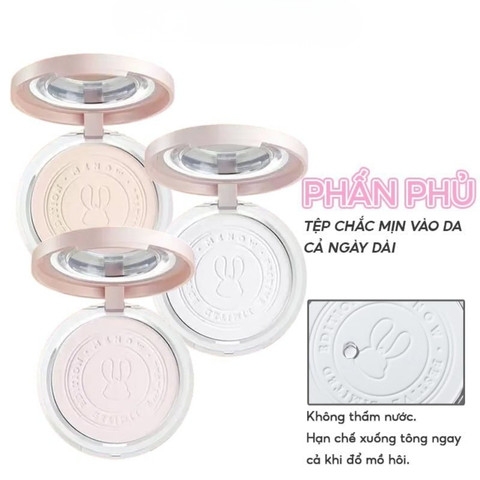 Phấn Phủ Dạng Nén Trong Suốt Menow Matte Tuttle Compact Powder 8,5g (Vietnam Edition)