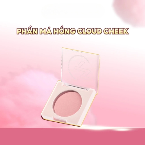 Phấn Má Hồng Hạt Phấn Siêu Mịn, Lên Màu Tự Nhiên Menow Cloud Soft Sweetheart Monochrome Blush 4.5g