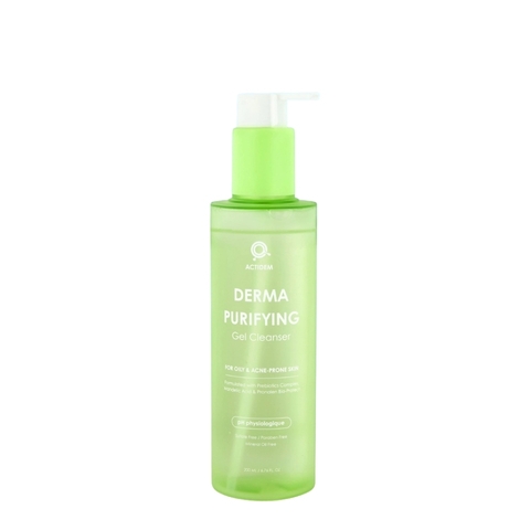 Gel Rửa Mặt Cho Da Dầu Mụn Actidem Derma Purifying Gel Cleanser 200ml (Mẫu Mới)