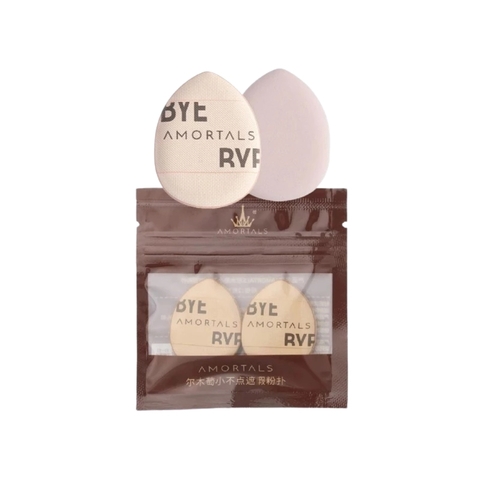 Set 2 Mút Trang Điểm Ngón Tay Amortals Finger Sized Mini Puff Concealer Puff