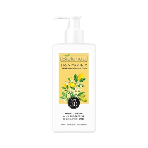 Sữa Dưỡng Thể Bielenda Bio Vitamin C Moisturizing UV Protective Body Milk With SPF30 250ml