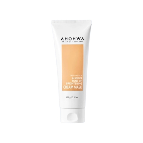 Mặt Nạ Kem Ủ Trắng Ahohwa Tone-Up Brightening Cream Mask 100g (Nhập Khẩu)