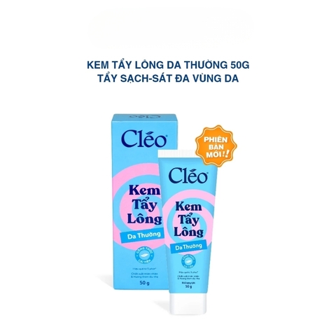 Kem Tẩy Lông Dành Cho Da Thường Cleo Hair Removal Cream Normal 50g (Mẫu Mới)