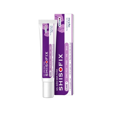 Gel Hỗ Trợ Giảm Mụn Thâm, Hỗ Trợ Mờ Thâm Do Mụn Shisofix 15g