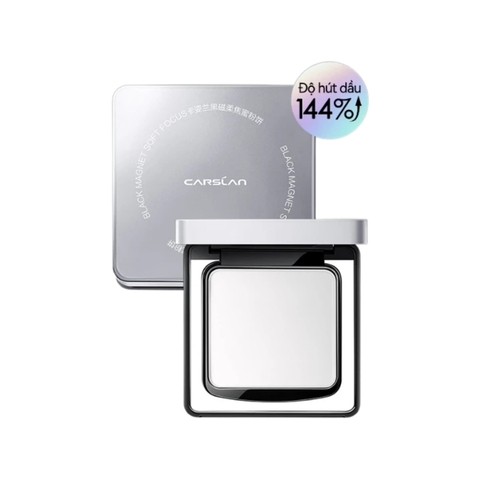 Phấn Phủ Nén Carslan 2.0 Black Magnet Soft Focus Powder 8g (Vỏ Trắng) - 02 Siêu Kiềm Dầu