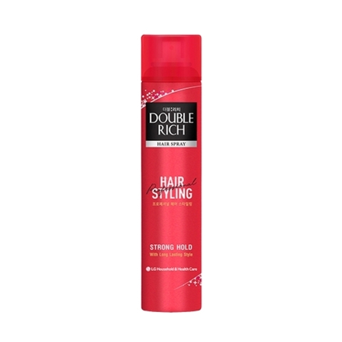 Keo Giữ Nếp Tóc Double Rich Hair Spray Strong Hold 170ml