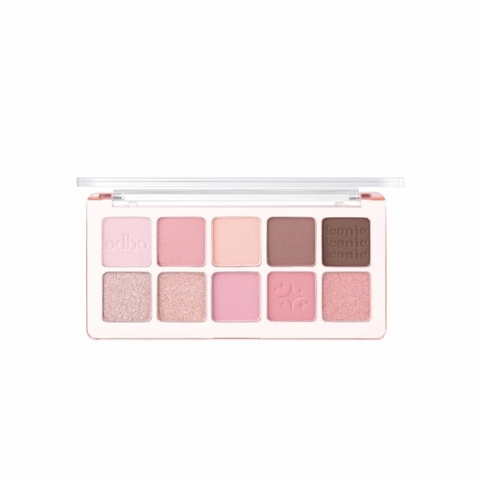 Bảng Phấn Mắt 10 Ô Odbo Iconic Eyeshadow Palette 7g