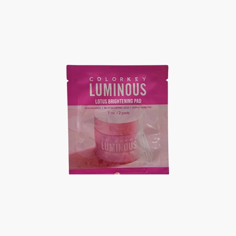Toner Pad Cấp Ẩm & Dưỡng Sáng Colorkey Luminous Lotus Brightening Pad 7ml