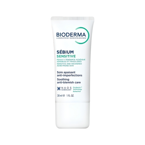 Kem Dưỡng Ẩm Bioderma Dành Cho Da Mụn Sebium Sensitive 30ml (Mẫu Mới)