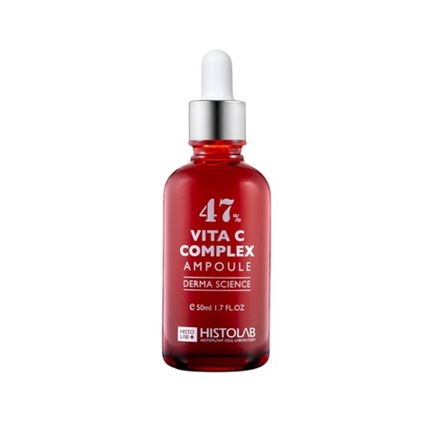 Tinh Chất Dưỡng Trắng Da Mờ Thâm Nám Histolab 47% Vita C Complex Ampoule 50ml